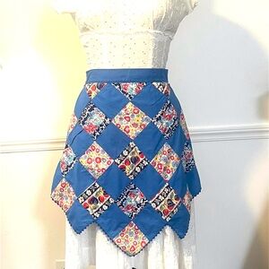 Vintage cotton patchwork apron